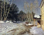 Levitan, Isaak March painting
